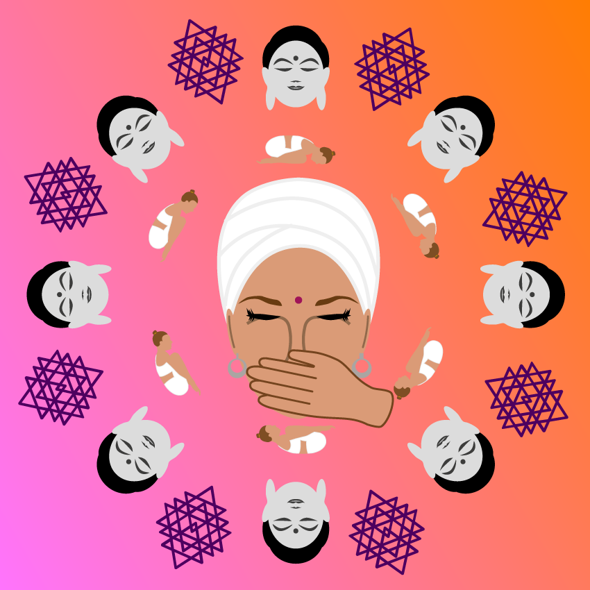 Smile, laugh and keep on meditating